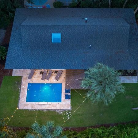 Luxury Beach House - 2Min Walk To Beach - Private Pool - Group & Dog Friendly Hilton Head Island Bagian luar foto