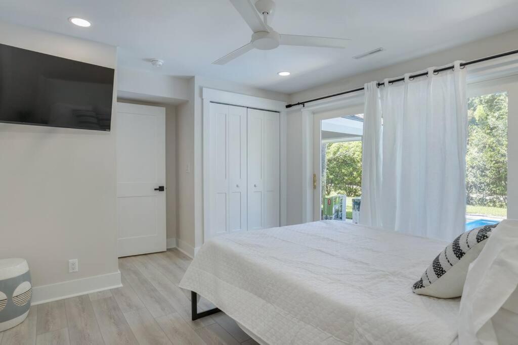 Luxury Beach House - 2Min Walk To Beach - Private Pool - Group & Dog Friendly Hilton Head Island Bagian luar foto