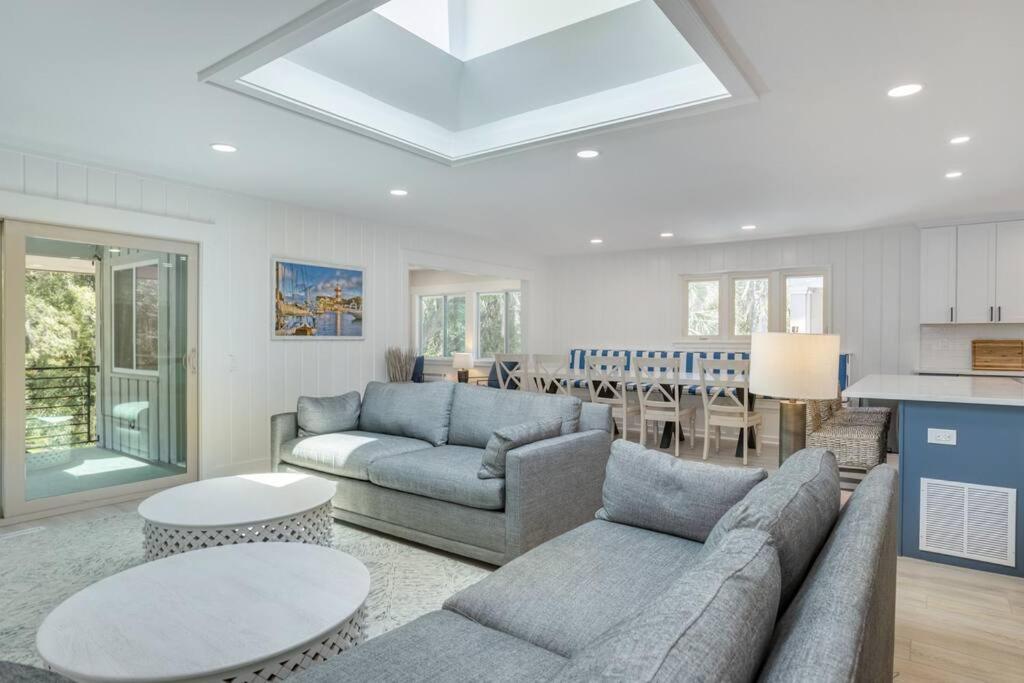 Luxury Beach House - 2Min Walk To Beach - Private Pool - Group & Dog Friendly Hilton Head Island Bagian luar foto