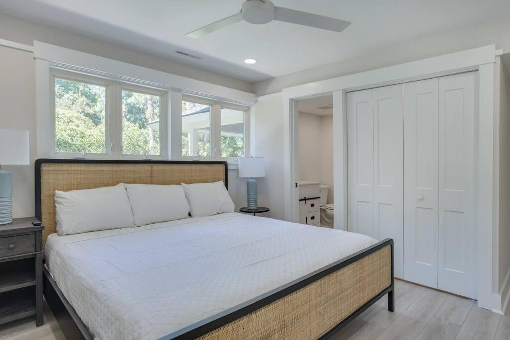 Luxury Beach House - 2Min Walk To Beach - Private Pool - Group & Dog Friendly Hilton Head Island Bagian luar foto