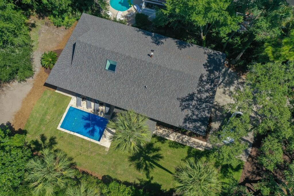 Luxury Beach House - 2Min Walk To Beach - Private Pool - Group & Dog Friendly Hilton Head Island Bagian luar foto